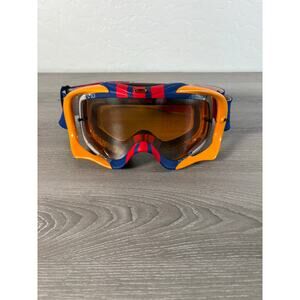 Oakley XS O Frame MX Googles- Blue Orange- Excellent Condition